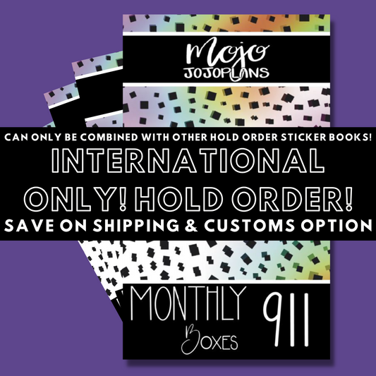 INTERNATIONAL ONLY- Monthly Boxes Hold Order