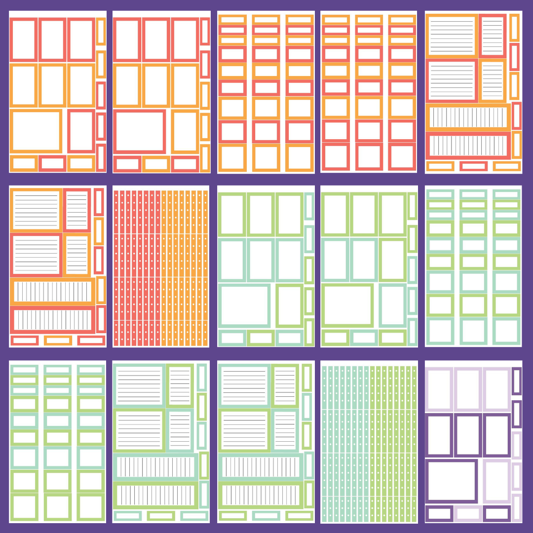 Spring Boxes Sticker Book (Discontinued Version)
