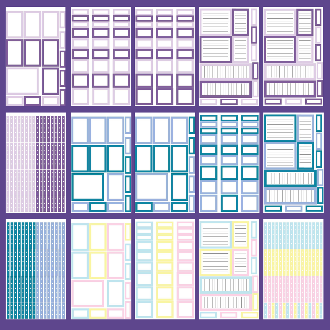 Spring Boxes Sticker Book (Discontinued Version)