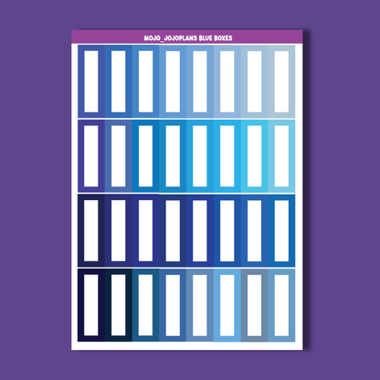 Rainbow Boxes Sampler Sheets (Individual)