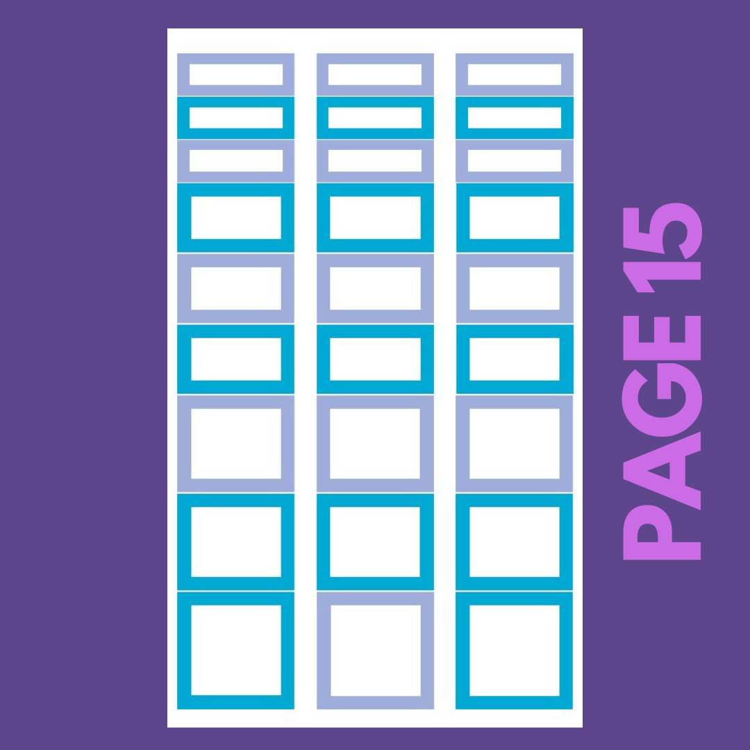 INDIVIDUAL SHEETS Spring Boxes