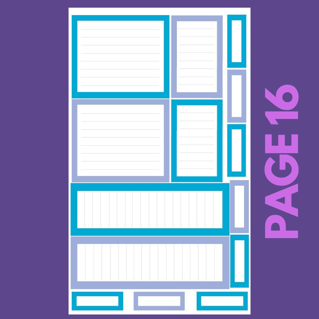 INDIVIDUAL SHEETS Spring Boxes