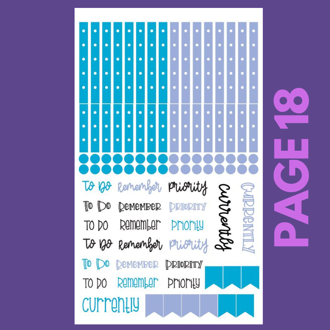 INDIVIDUAL SHEETS Spring Boxes