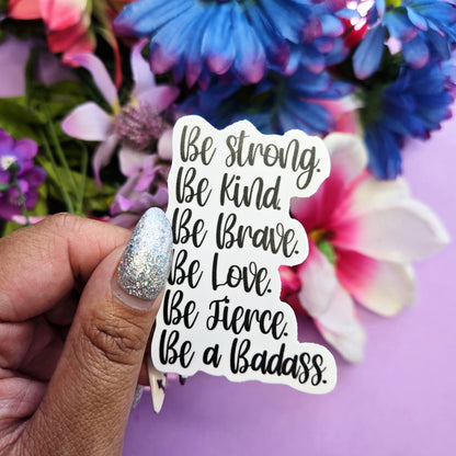 Be Strong- Die Cut