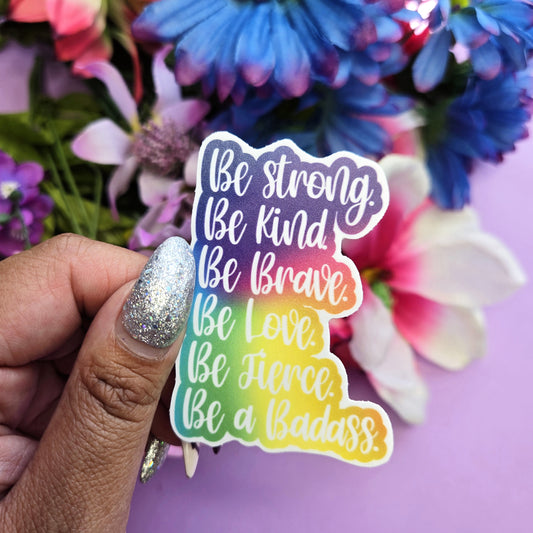 Be Strong- Die Cut