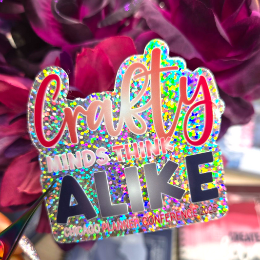 CPC- Crafty Minds (Holographic)(Large) - Die Cut