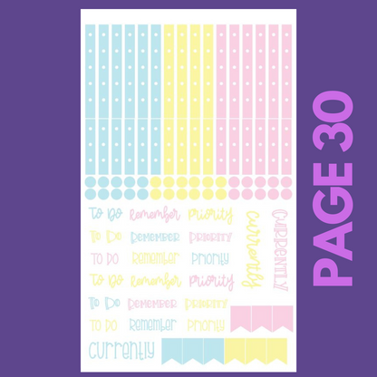 INDIVIDUAL SHEETS Spring Boxes