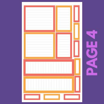 INDIVIDUAL SHEETS Spring Boxes