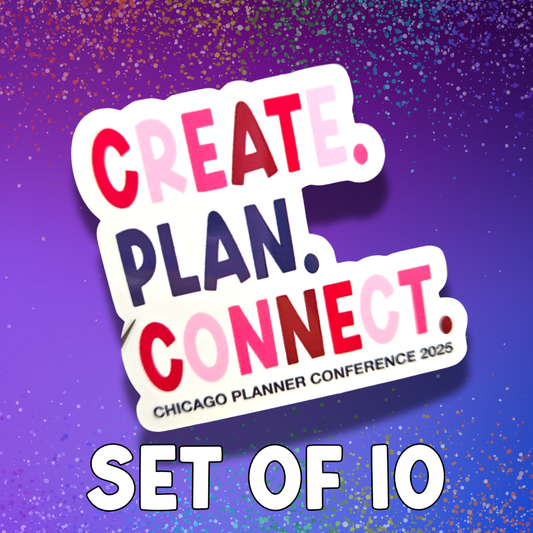 (TABLEMATE GIFT SET) CPC- Create. Plan. Connect - Die Cut