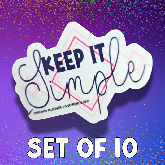 (TABLEMATE GIFT SET) CPC- Keep It Simple- Die Cut