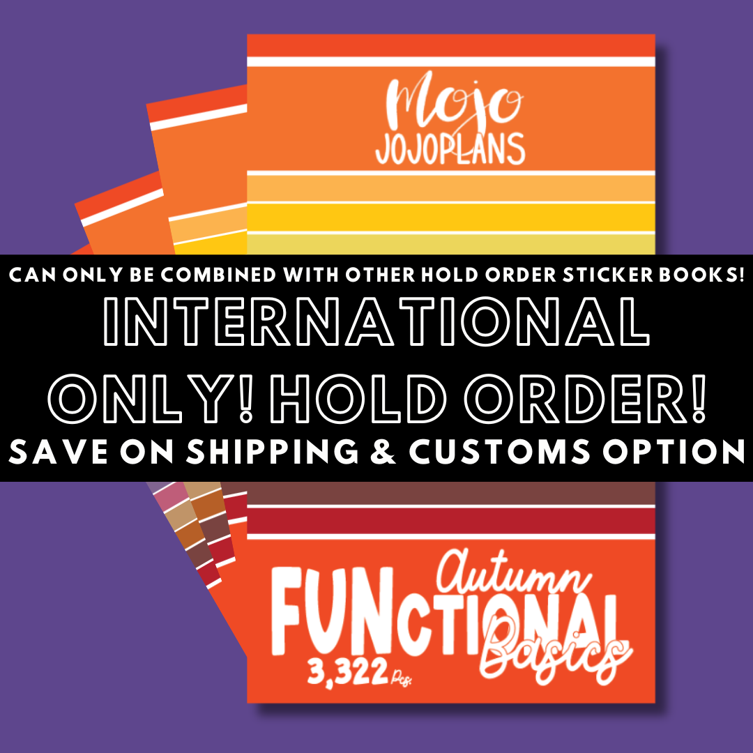 INTERNATIONAL ONLY- Classic Sticker Books Options (No U.S. Orders)