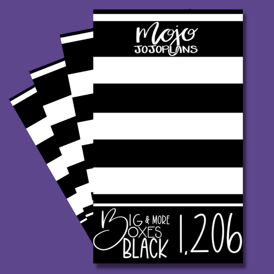 BIG Black Boxes & More Sticker Book