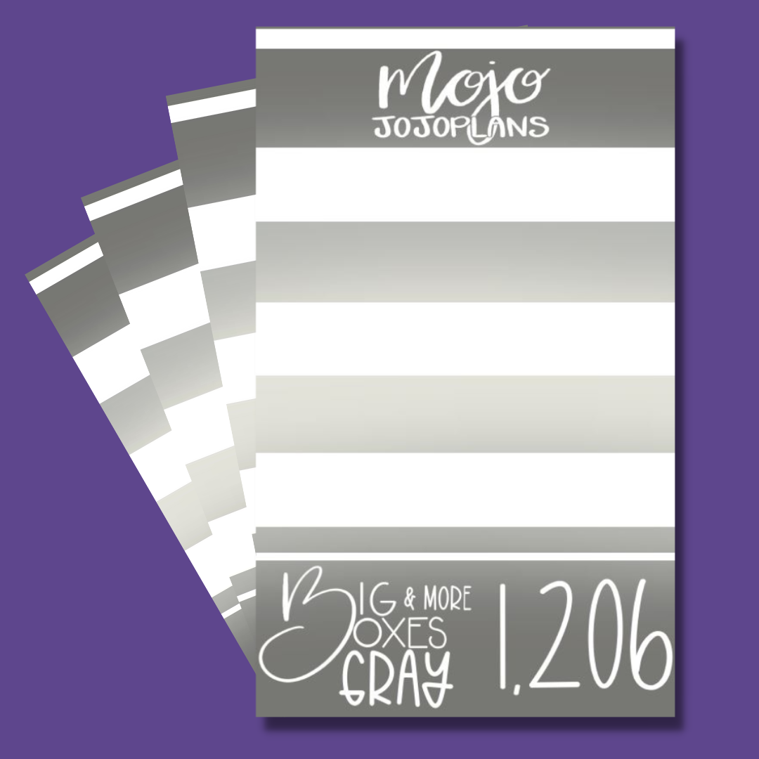 BIG Gray Boxes & More Sticker Book
