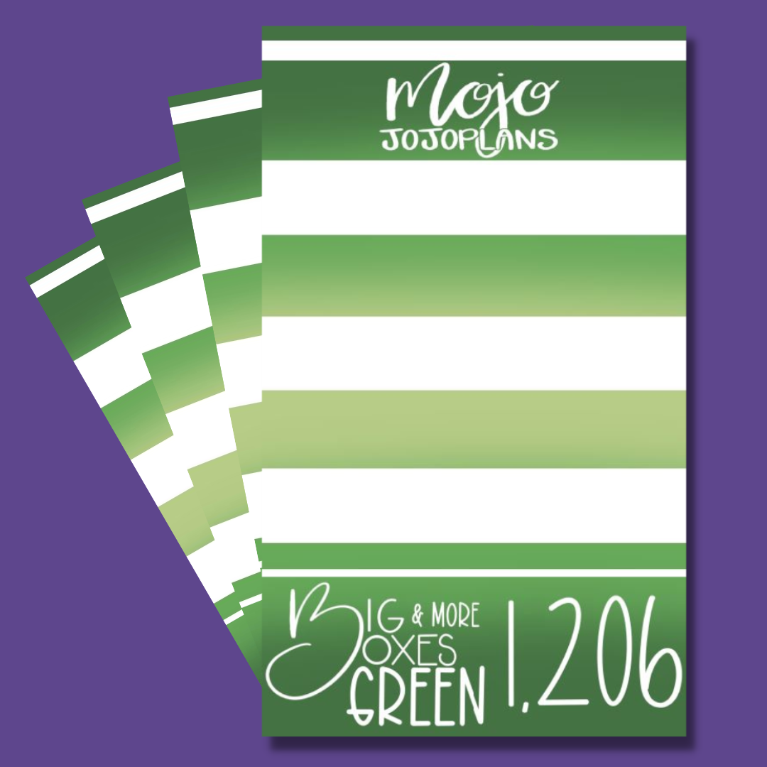 BIG Green Boxes & More Sticker Book