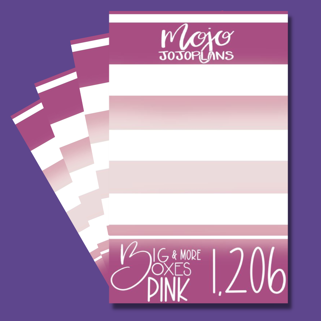 BIG Pink Boxes & More Sticker Book