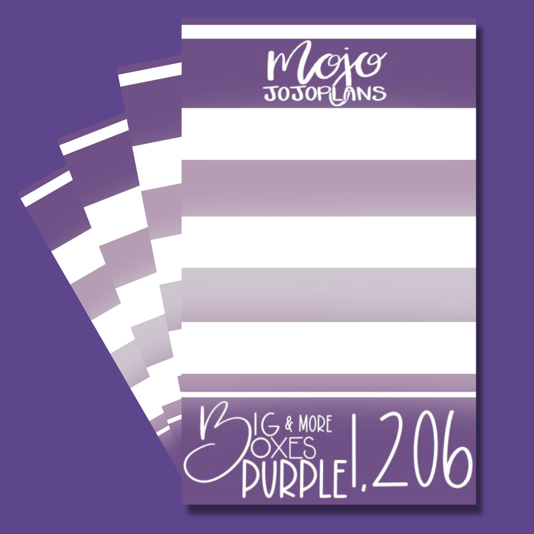 BIG Purple Boxes & More Sticker Book