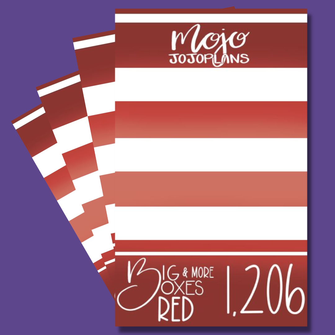 BIG Red Boxes & More Sticker Book
