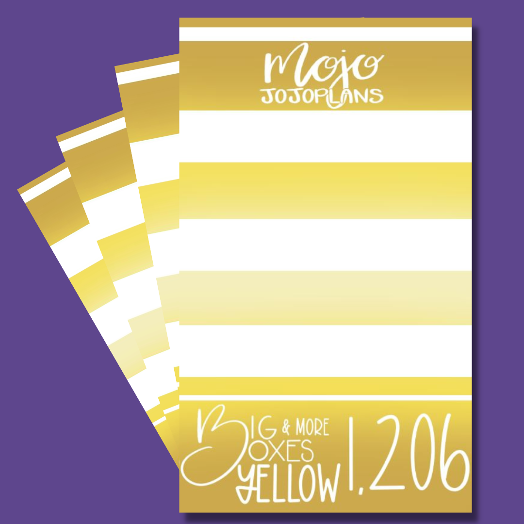 BIG Yellow Boxes & More Sticker Book