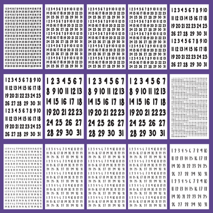 Numbers- Date the Dates Sticker Book
