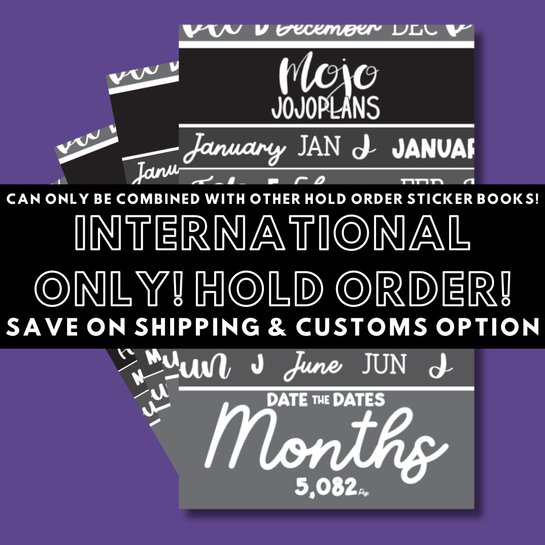 INTERNATIONAL ONLY- Quotes & Word Sticker Books Options (No U.S. Orders)