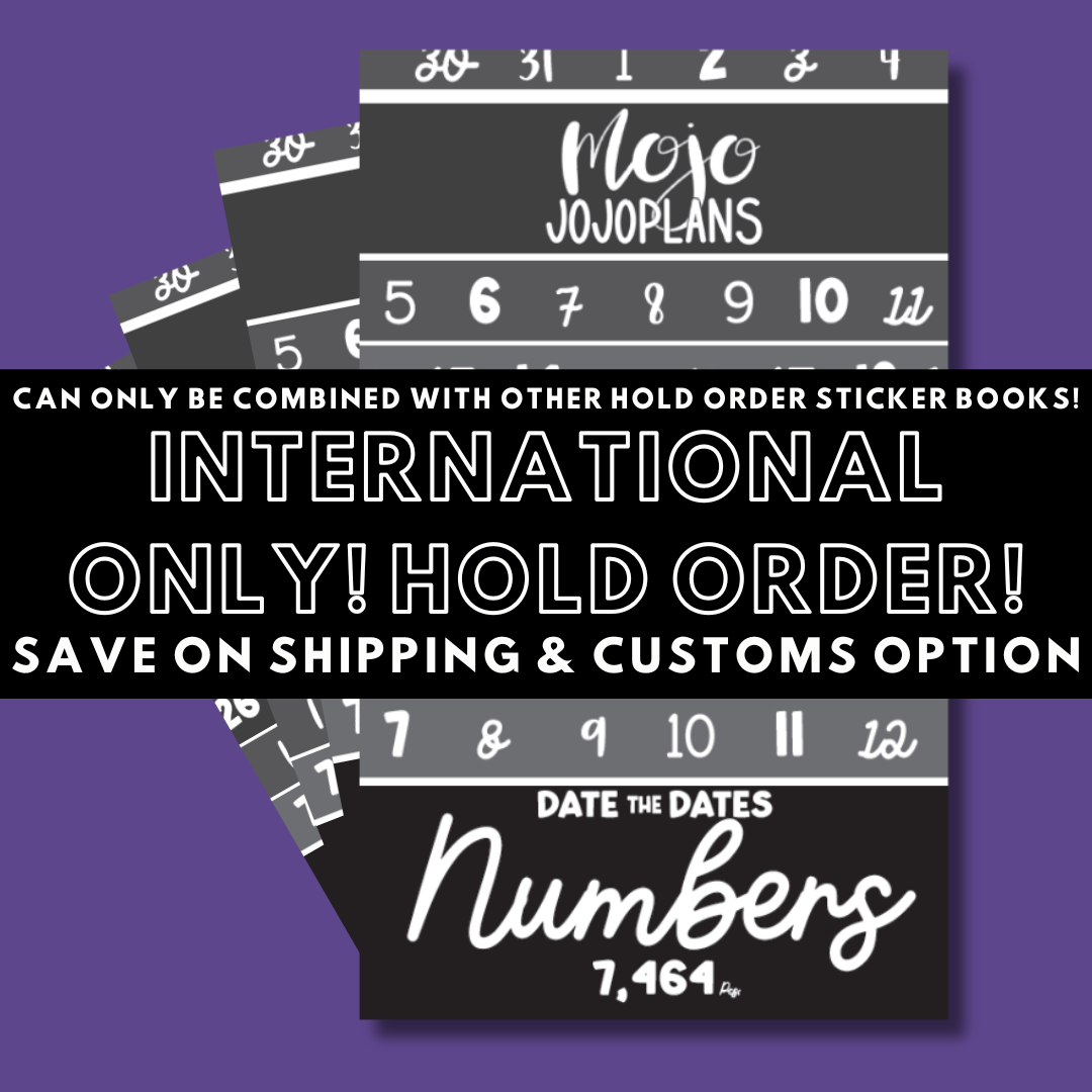 INTERNATIONAL ONLY- Quotes & Word Sticker Books Options (No U.S. Orders)