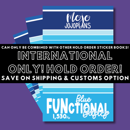 INTERNATIONAL ONLY- Classic Sticker Books Options (No U.S. Orders)