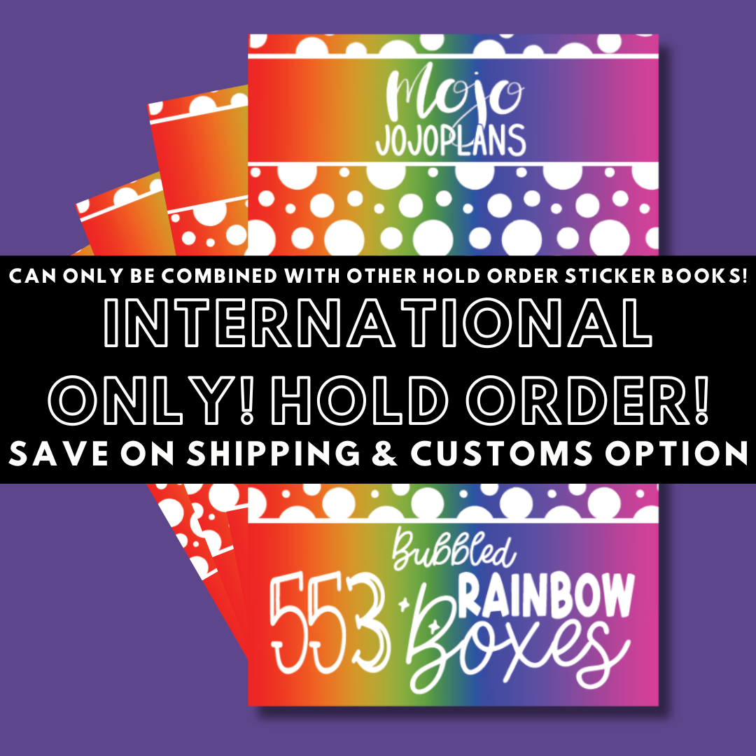 INTERNATIONAL ONLY- Classic Sticker Books Options (No U.S. Orders)