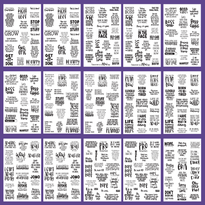 Censored Quotes Sticker Book