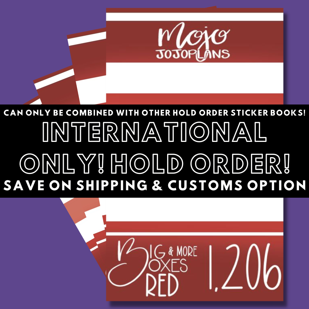 INTERNATIONAL ONLY- Big Red Boxes & More! Hold Order
