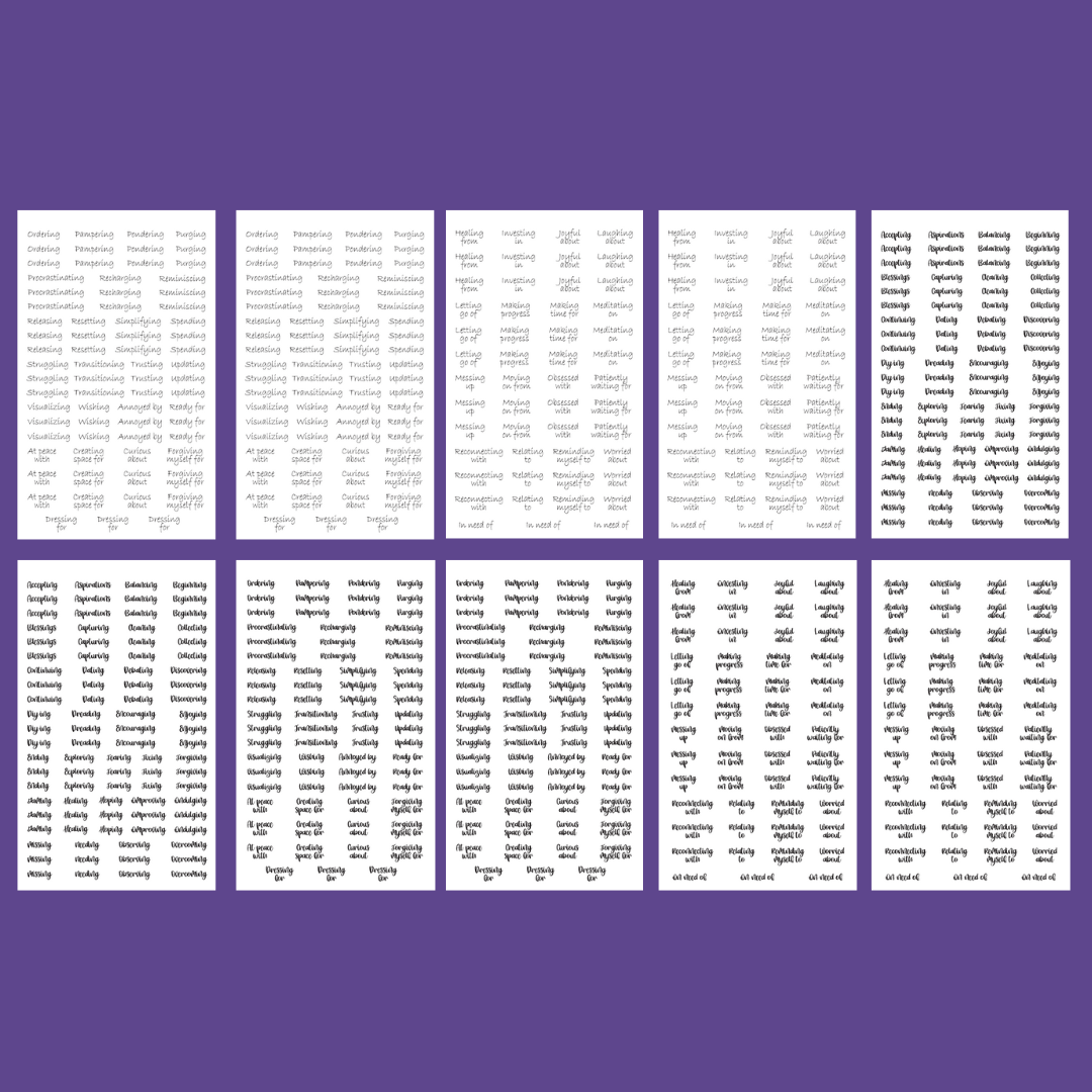 Currently 2.0 Sticker Book