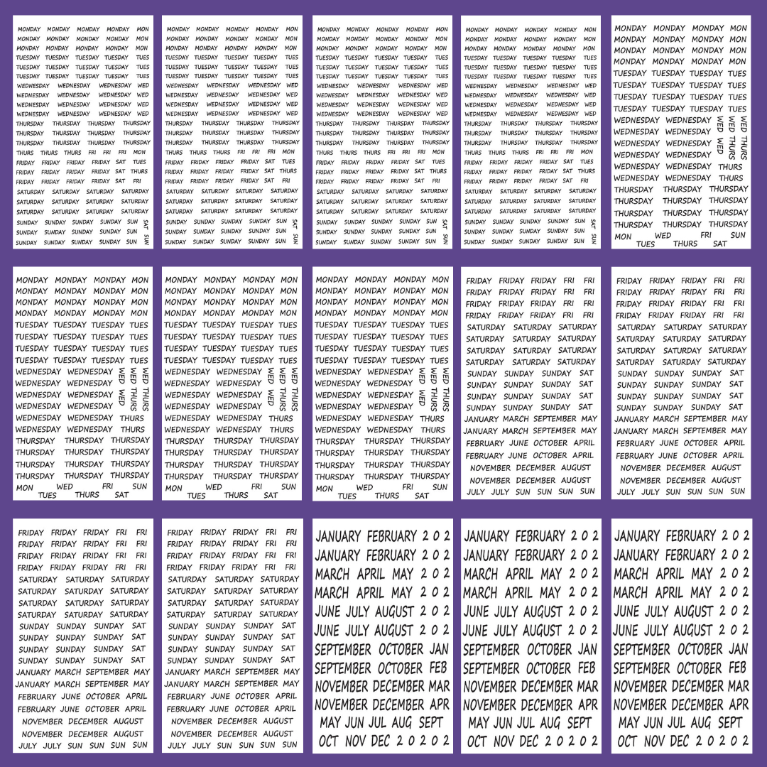 Date It! Sticker Book REVAMPED – Mojo_JojoPlans