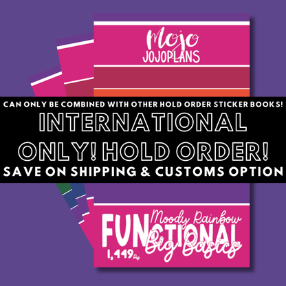 INTERNATIONAL ONLY- Big Sticker Books Options (No U.S. Orders)