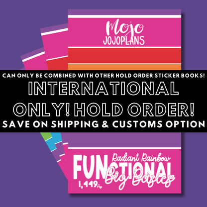 INTERNATIONAL ONLY- Big Sticker Books Options (No U.S. Orders)