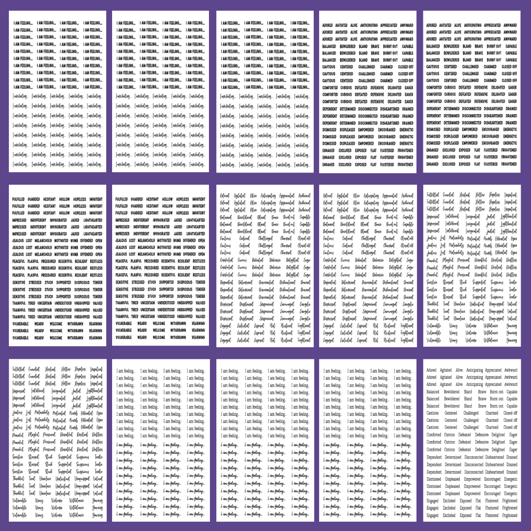 Feel the Feels 2.0 Sticker Book