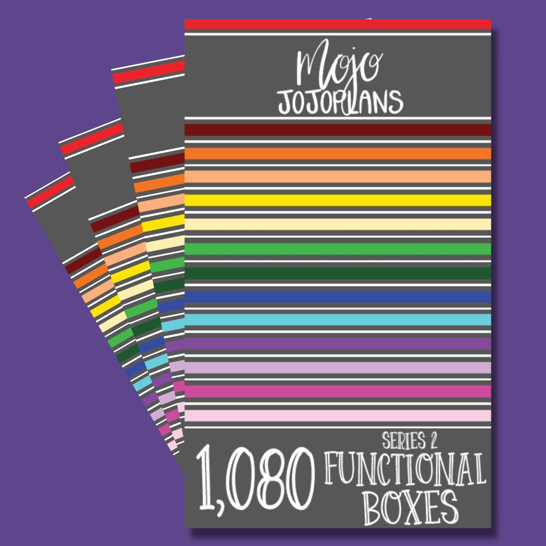 Functional Boxes SERIES 2 Sticker Book