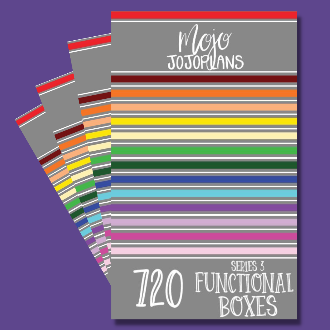 Functional Boxes SERIES 3 Sticker Book