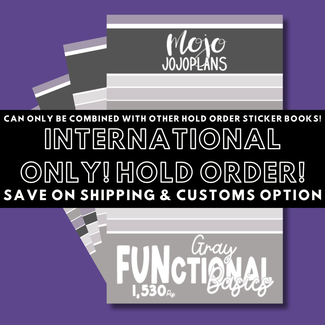 INTERNATIONAL ONLY- Classic Sticker Books Options (No U.S. Orders)