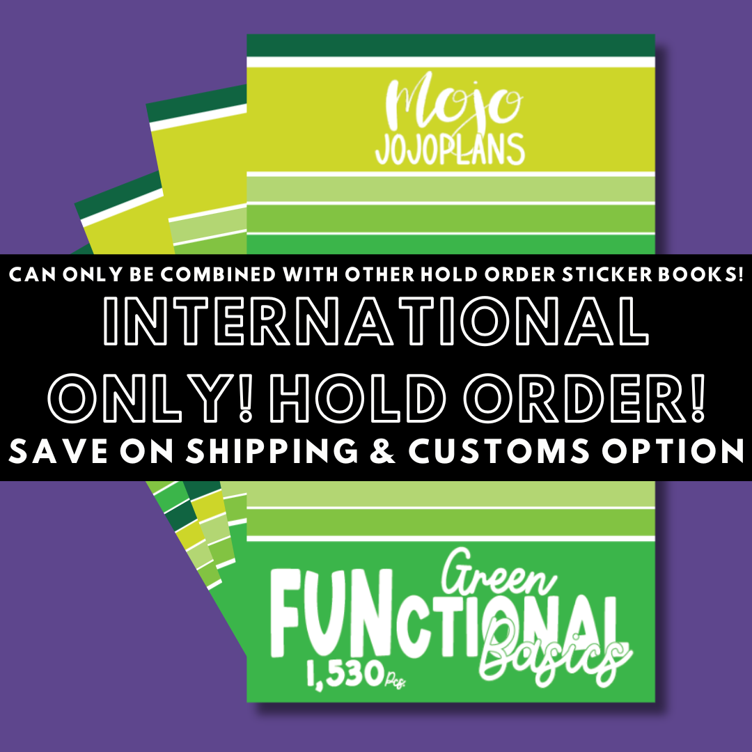 INTERNATIONAL ONLY- Classic Sticker Books Options (No U.S. Orders)