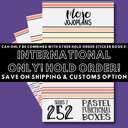 INTERNATIONAL ONLY- Classic Sticker Books Options (No U.S. Orders)