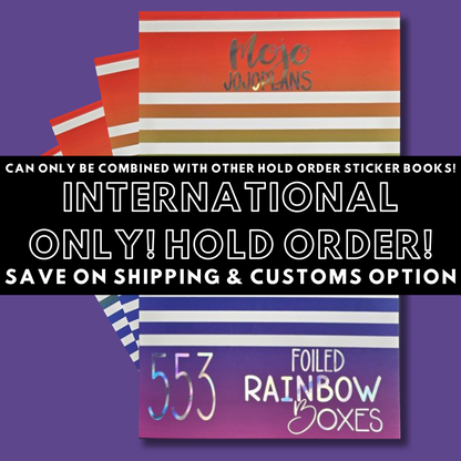INTERNATIONAL ONLY- Classic Sticker Books Options (No U.S. Orders)