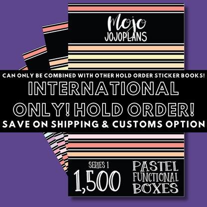 INTERNATIONAL ONLY- Classic Sticker Books Options (No U.S. Orders)