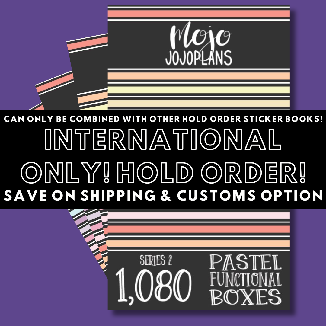 INTERNATIONAL ONLY- Classic Sticker Books Options (No U.S. Orders)