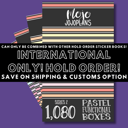 INTERNATIONAL ONLY- Classic Sticker Books Options (No U.S. Orders)