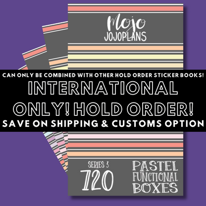 INTERNATIONAL ONLY- Classic Sticker Books Options (No U.S. Orders)