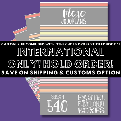 INTERNATIONAL ONLY- Classic Sticker Books Options (No U.S. Orders)