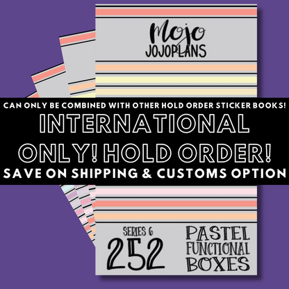 INTERNATIONAL ONLY- Classic Sticker Books Options (No U.S. Orders)