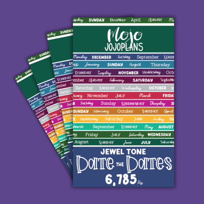 Jewel Tone Date the Dates