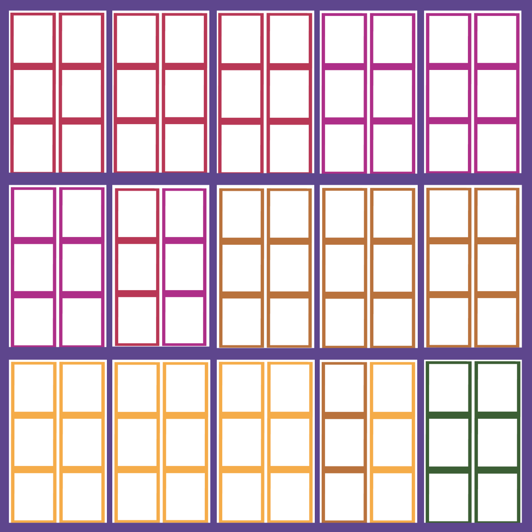 Jewel Tone Functional Boxes SERIES 6 Sticker Book
