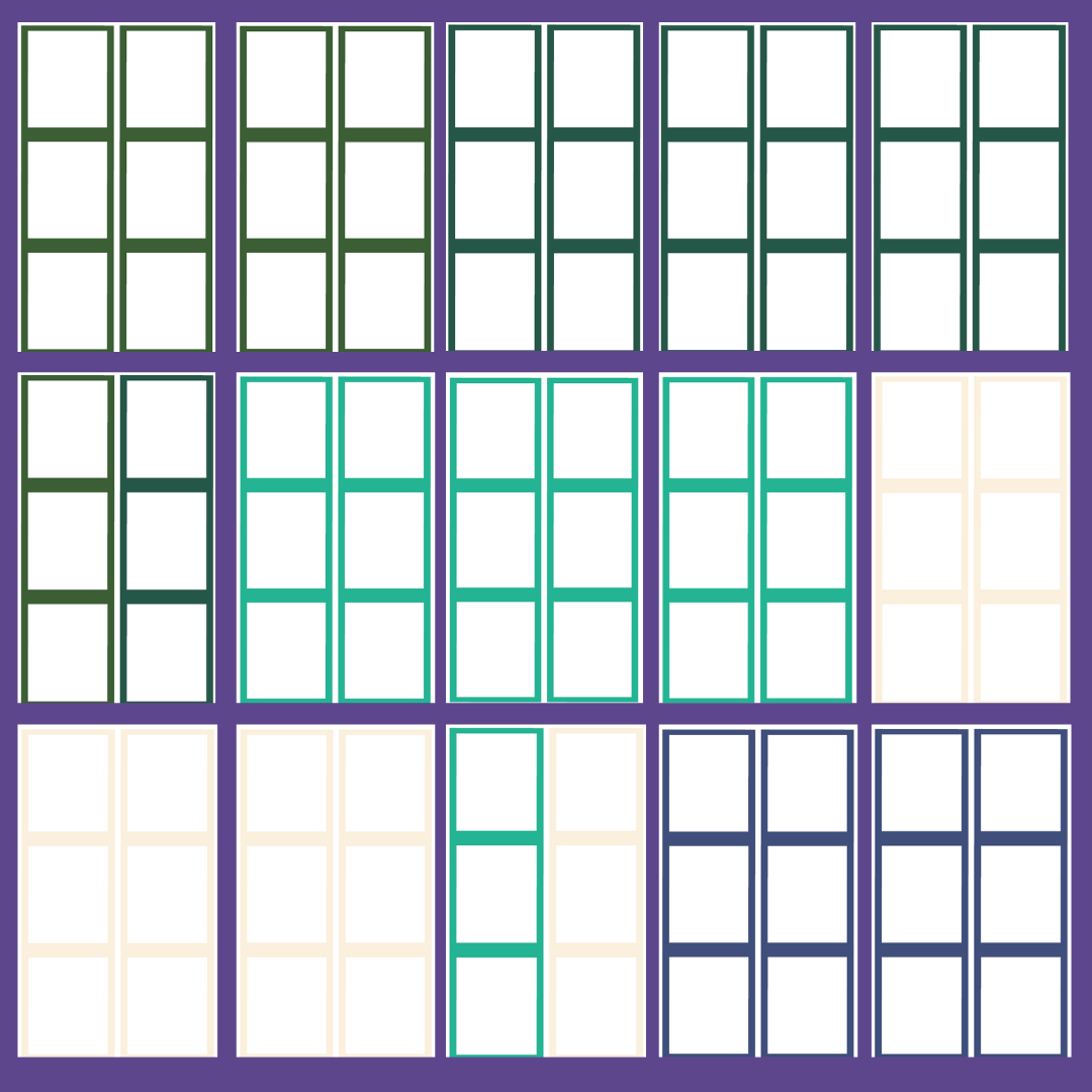 Jewel Tone Functional Boxes SERIES 6 Sticker Book