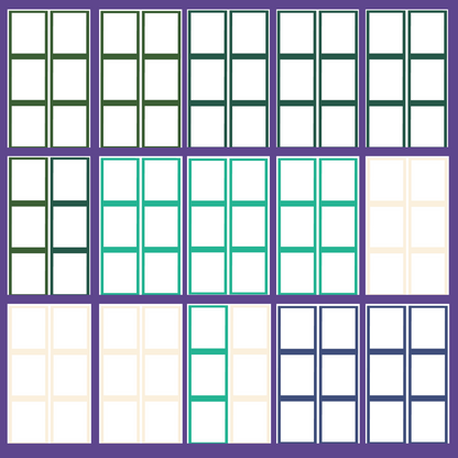 Jewel Tone Functional Boxes SERIES 6 Sticker Book